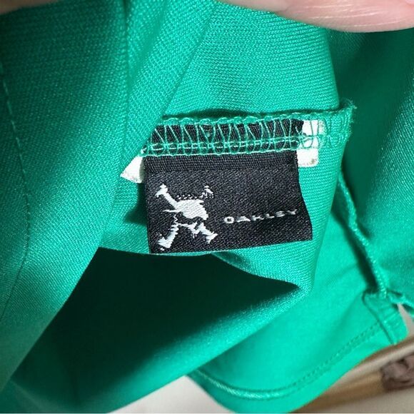 Oakley Men's Green and Blue Polo Shirts - Picture 8 of 11